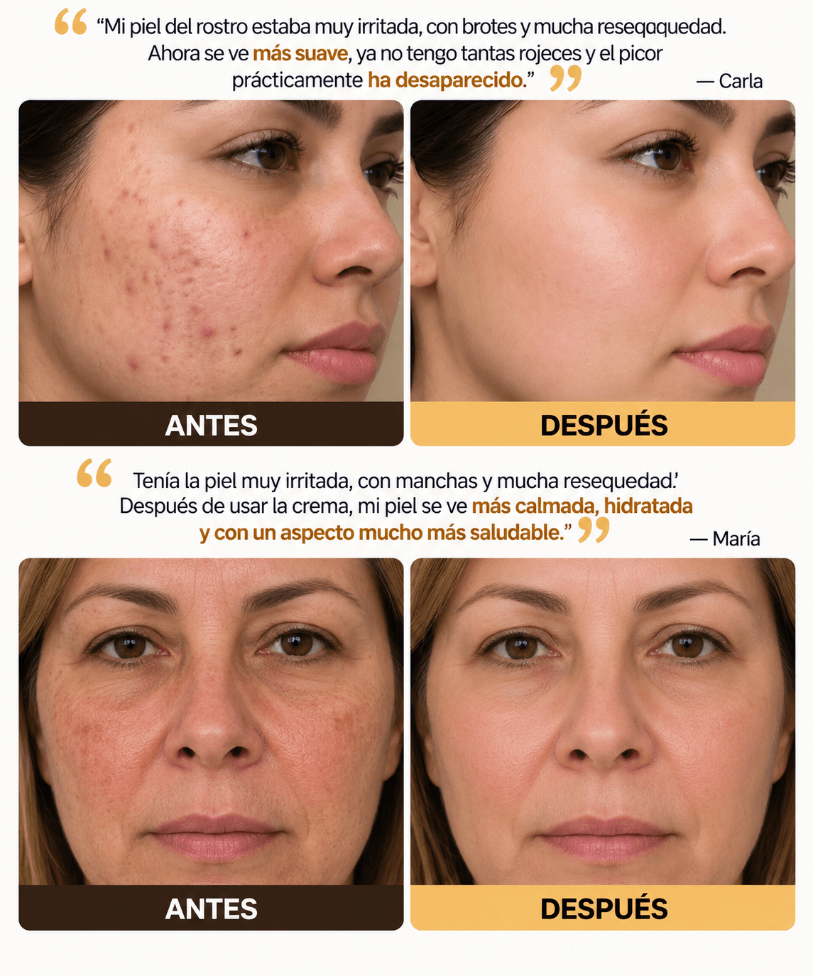 Crema Reparadora con Veneno de Abeja                                                                            Natutal Been Venom